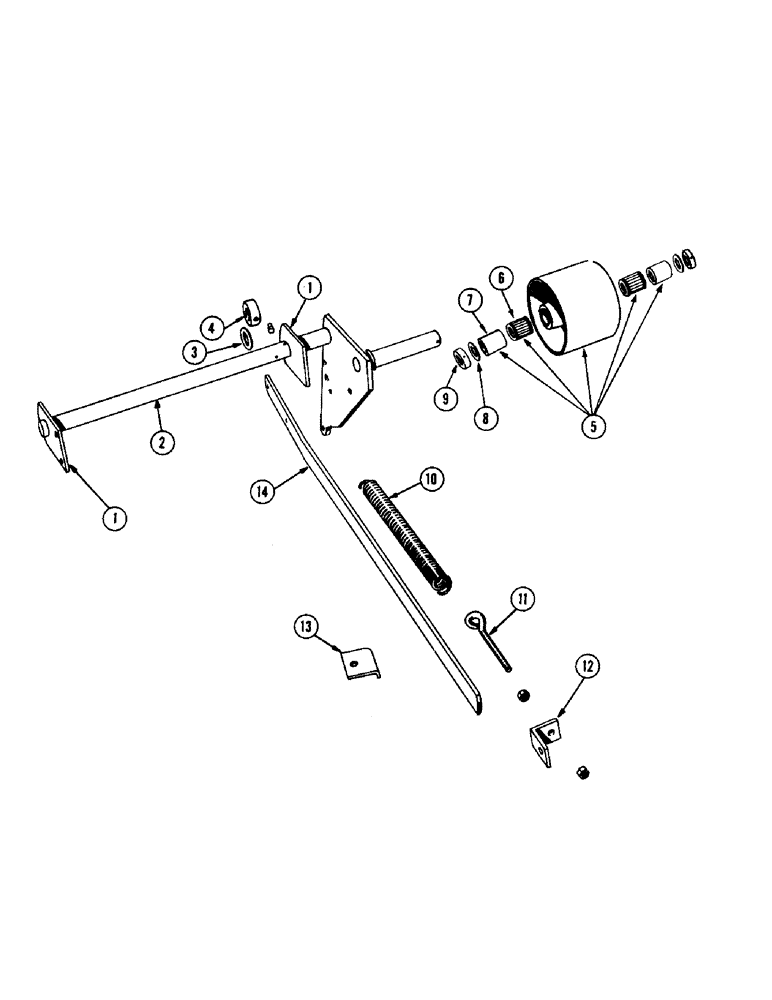 Схема запчастей Case IH 133 - (12[A]) - MAIN DRIVE BELT TIGHTENER ENGINE EQUIPPED BALERS 