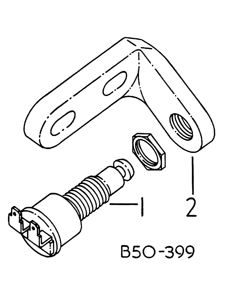 Схема запчастей Case IH 258 - (08-002) - NEUTRAL SAFETY SWITCH, 585/9312 UP, 258/808 UP (06) - ELECTRICAL