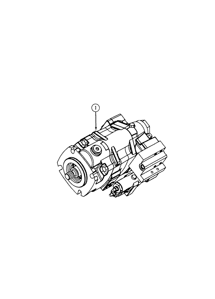 Схема запчастей Case IH MX270 - (08-17) - HYDRAULIC PISTON PUMP ASSEMBLY, HIGH FLOW CAPACITY PUMP (08) - HYDRAULICS