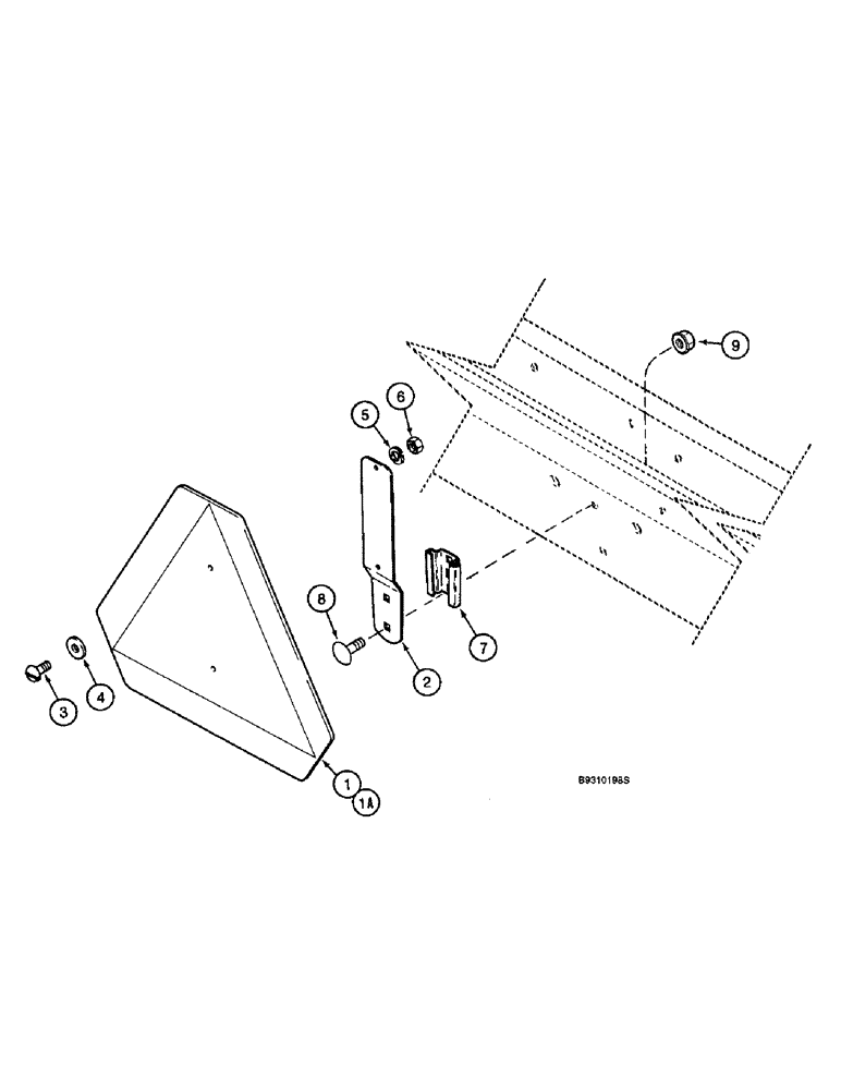 Схема запчастей Case IH 955 - (9F-110) - SMV EMBLEM, ALL RIGID, VERTICAL FOLD AND FRONT FOLD PLANTERS (09) - CHASSIS/ATTACHMENTS