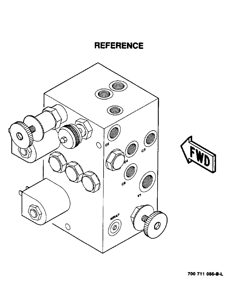 Схема запчастей Case IH 8465T - (8-11) - REFERENCE (07) - HYDRAULICS