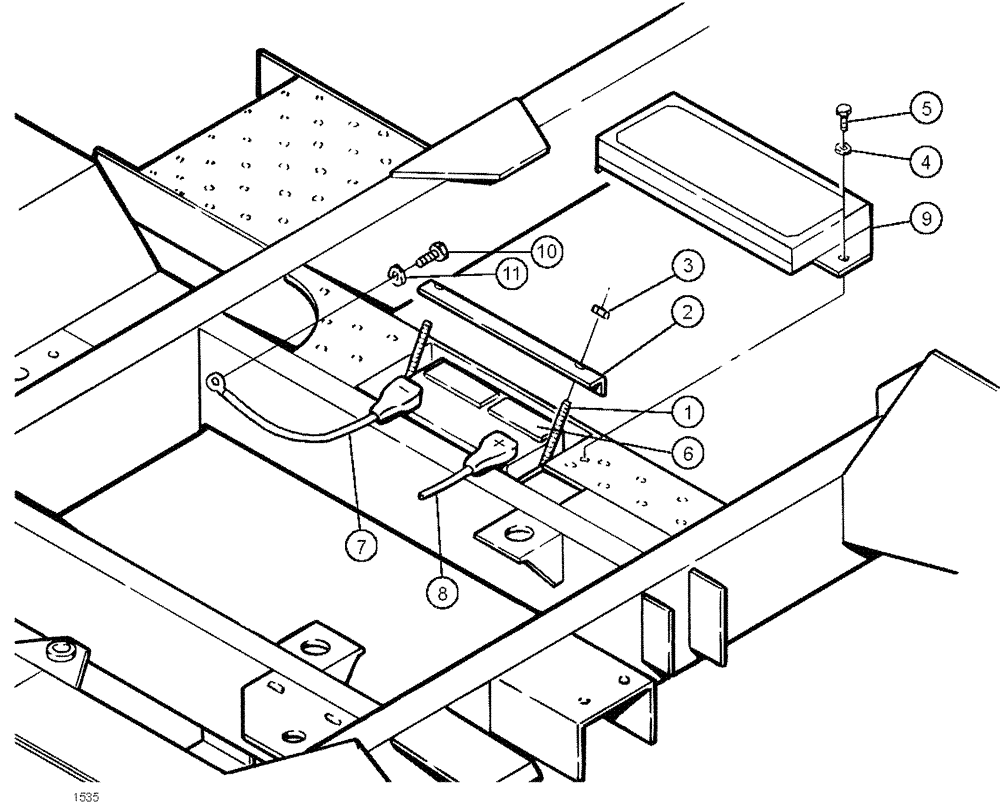 Схема запчастей Case IH 3150 - (03-038) - BATTERY PACKAGE (01) - ENGINE