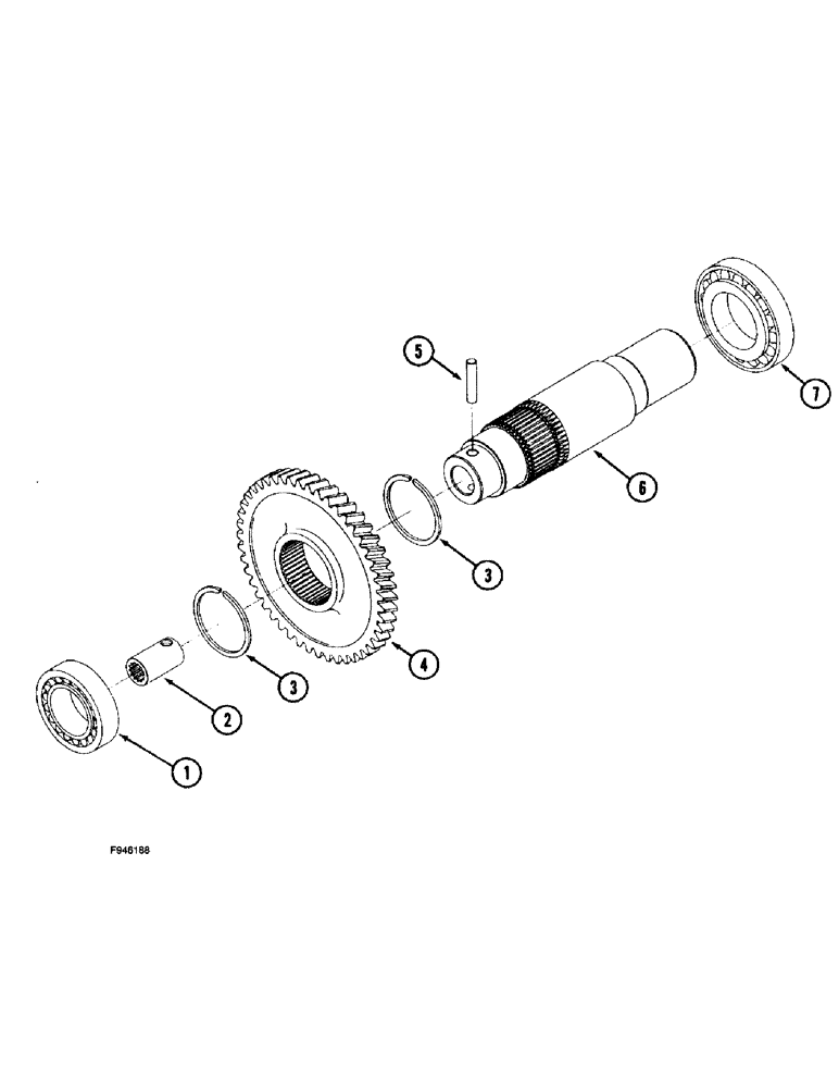 Схема запчастей Case IH 9270 - (6-059Q) - SYNCHROSHIFT TRANSMISSION ASSEMBLY PUMP DRIVE (06) - POWER TRAIN