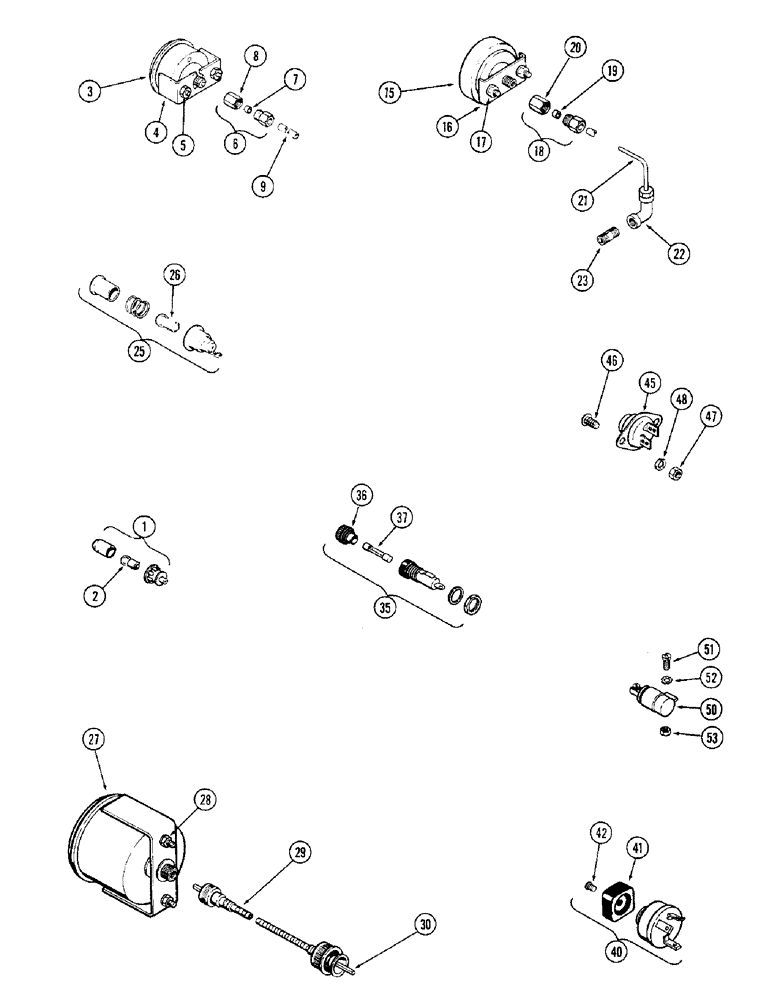 Схема запчастей Case IH M570AT - (034) - INSTRUMENTS AND HARDWARE, (159) SPARK IGNITION ENGINE (04) - ELECTRICAL SYSTEMS