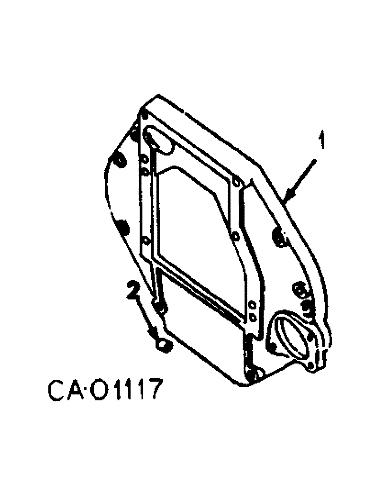 Схема запчастей Case IH D-179 - (A-15) - ENGINE MOUNTING 