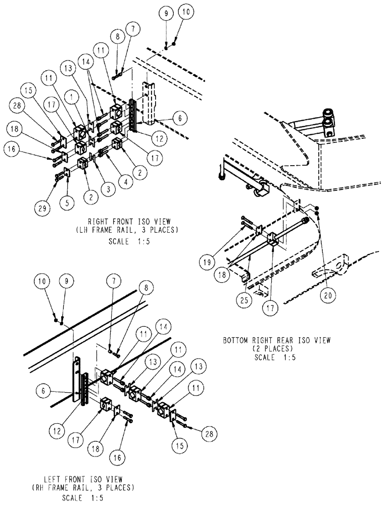 Схема запчастей Case IH SPX3310 - (06-010[02]) - STEEL LINES GROUP Hydraulic Plumbing