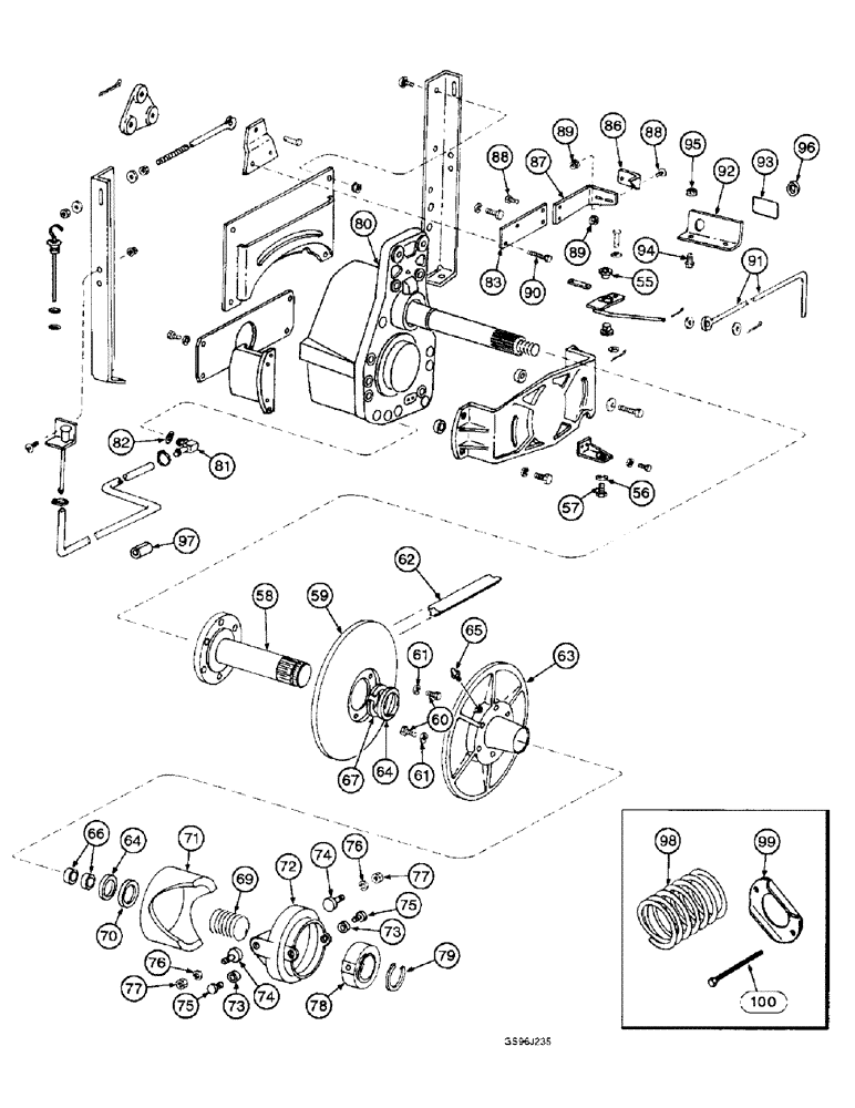 Схема запчастей Case IH 1660 - (9B-04) - ROTOR DRIVE, PRIOR TO P.I.N. JJC0026711, (CONTD) (14) - ROTOR, CONCANVES & SIEVE