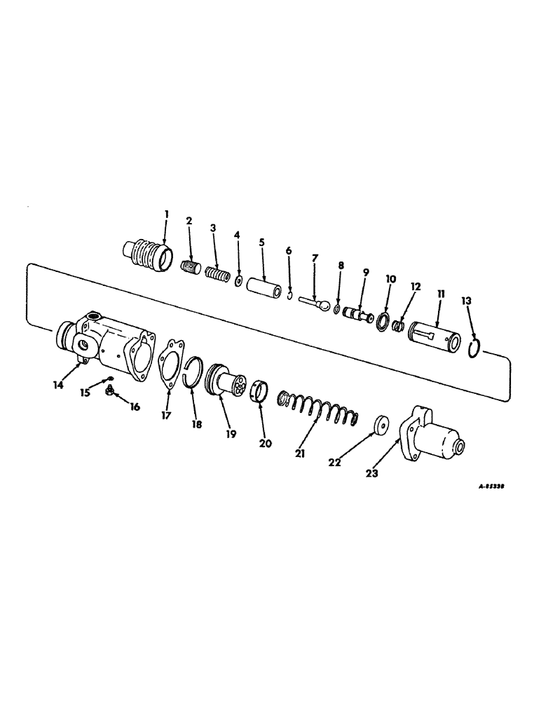 Схема запчастей Case IH 4100 - (F-22) - HYDRAULIC SYSTEM, POWER BRAKE VALVE (07) - HYDRAULIC SYSTEM