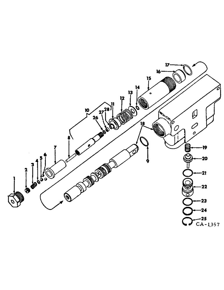 Схема запчастей Case IH 4568 - (10-32) - HYDRAULICS, HYDRAULIC CONTROL VALVE (07) - HYDRAULICS