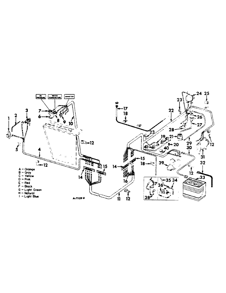 Схема запчастей Case IH 303 - (365) - BD-220 ENGINE, 3-9/16 X 3-11/16, ELECTRICAL SYSTEM, WIRING DIAGRAM (10) - ENGINE