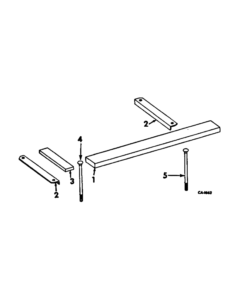 Схема запчастей Case IH 715 - (14-08[1]) - SUSPENSION, GUIDE WHEEL SUPPORT COUNTERWEIGHTS Suspension