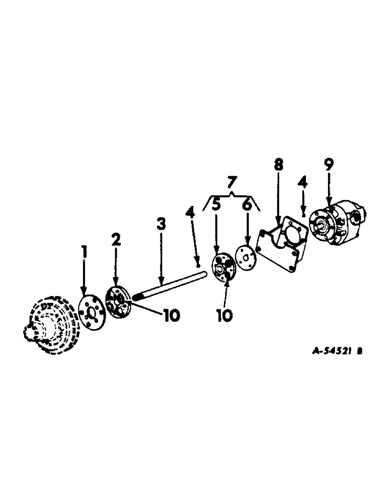 Схема запчастей Case IH 460 - (183) - HYDRAULIC SYSTEM, FRONT POWER TAKE-OFF HYDRAULIC PUMP, INTERNATIONAL 460 SERIES (07) - HYDRAULIC SYSTEM