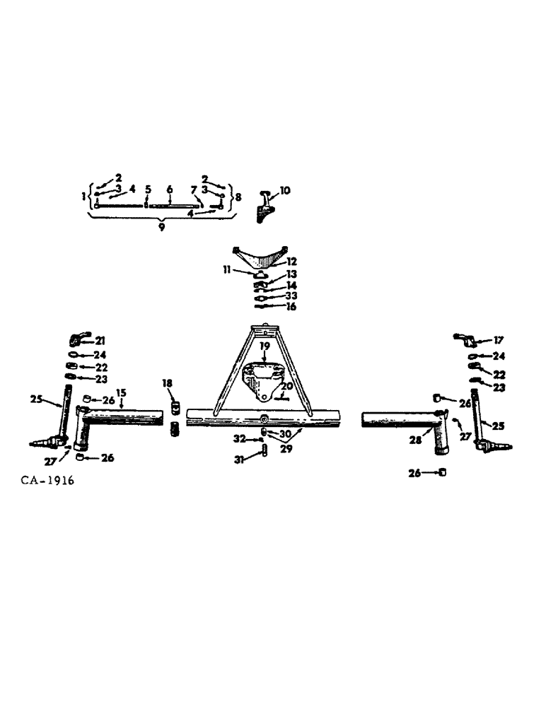 Схема запчастей Case IH HYDRO 100 - (14-05) - SUSPENSION, ADJ. WIDE TREAD FRONT AXLE 766, 966, 1066, HYDRO 100 TRAC W/TRICYCLE FRONT UPPER BOLSTER Suspension