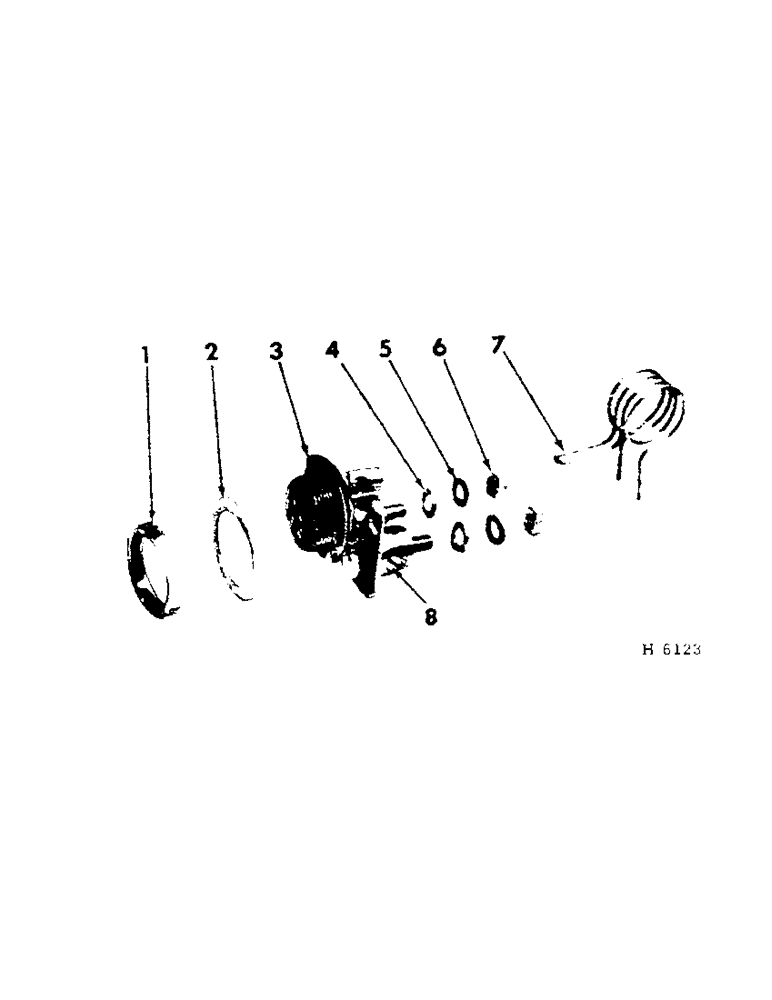 Схема запчастей Case IH 201 - (A-058) - GLOW PLUG INDICATOR, DIESEL, ON MACHINES PRIOR TO SERIAL NUMBER H 1922 (55) - ELECTRICAL SYSTEMS