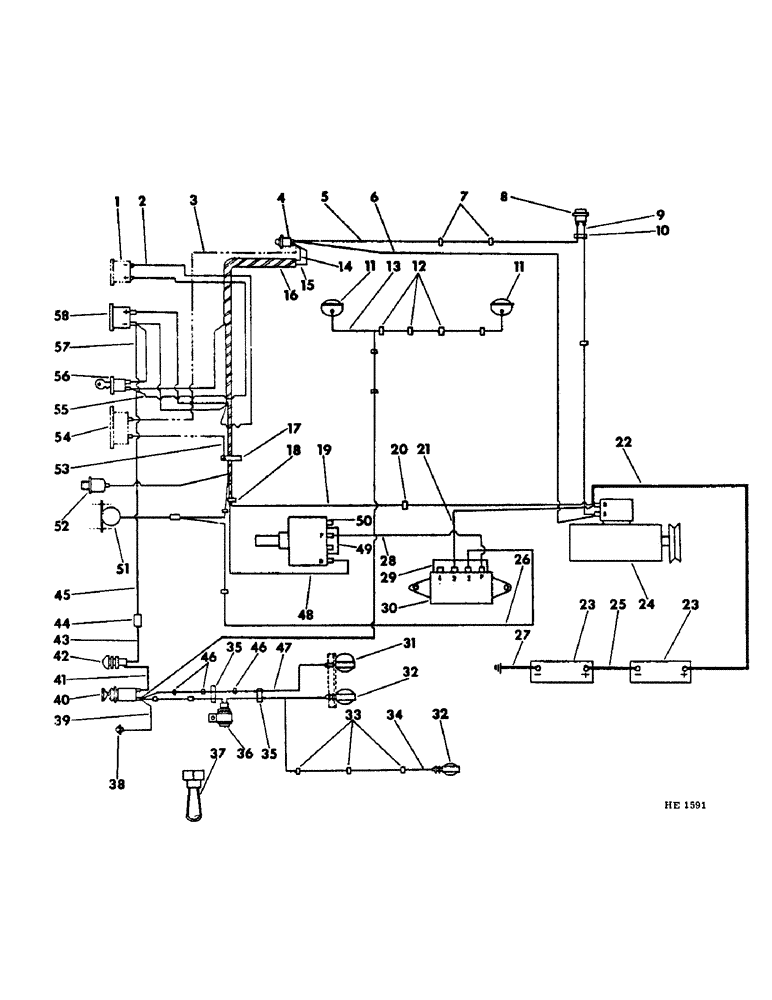 Схема запчастей Case IH 375 - (G-20) - ELECTRICAL SYSTEM, WIRING DIAGRAM (06) - ELECTRICAL SYSTEMS