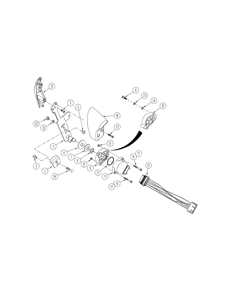 Схема запчастей Case IH STX275 - (03-04) - THROTTLE (03) - FUEL SYSTEM