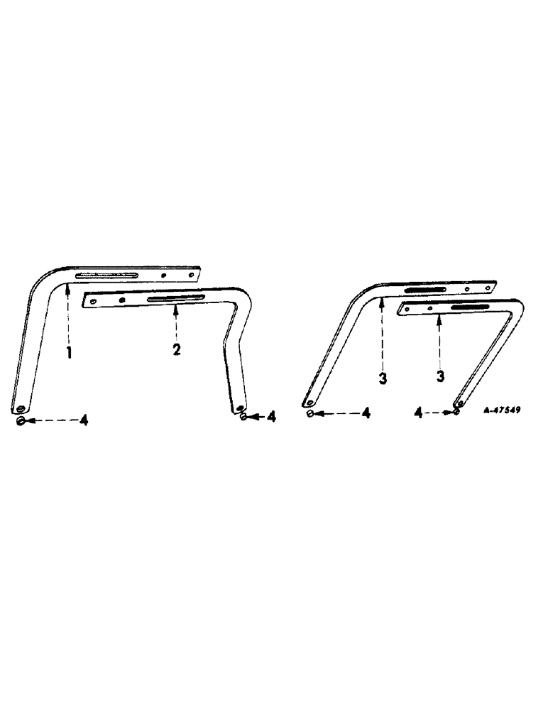 Схема запчастей Case IH 661 - (AB-17) - JOCKEY ARCH 