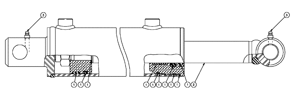 Схема запчастей Case IH SPX4410 - (07-003) - BOOM LEVEL Cylinders