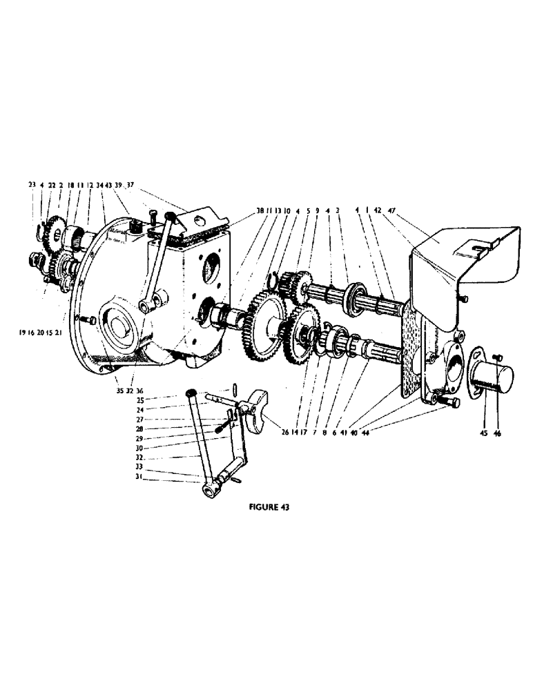 Схема запчастей Case IH 880F - (64) - POWER TAKE-OFF UNIT Auxiliary Drive Units