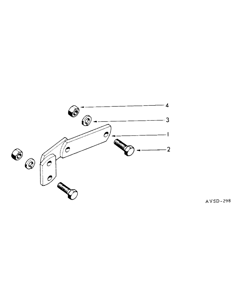 Схема запчастей Case IH FU-267D - (218) - 3-POINT HITCH EXTENSIONS, FOR FARMALL F-267 D & UTILITY FU-267 D (09) - CHASSIS