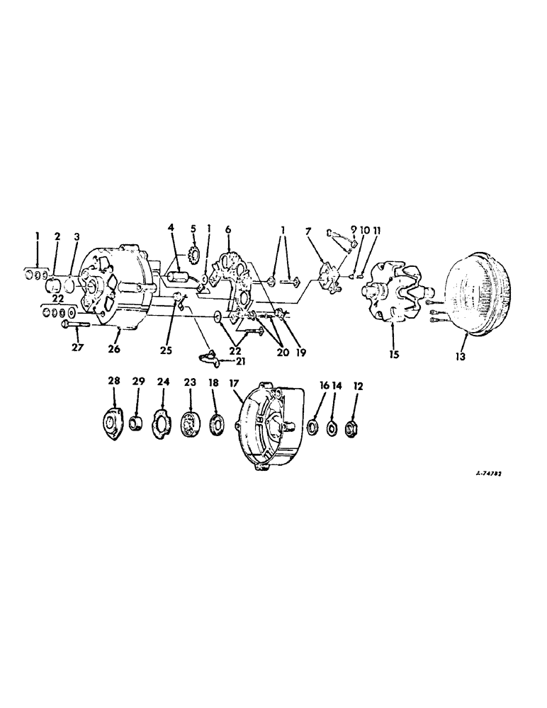 Схема запчастей Case IH 2706 - (G-12) - ELECTRICAL SYSTEM, ALTERNATOR GENERATOR, DELCO REMY (06) - ELECTRICAL SYSTEMS