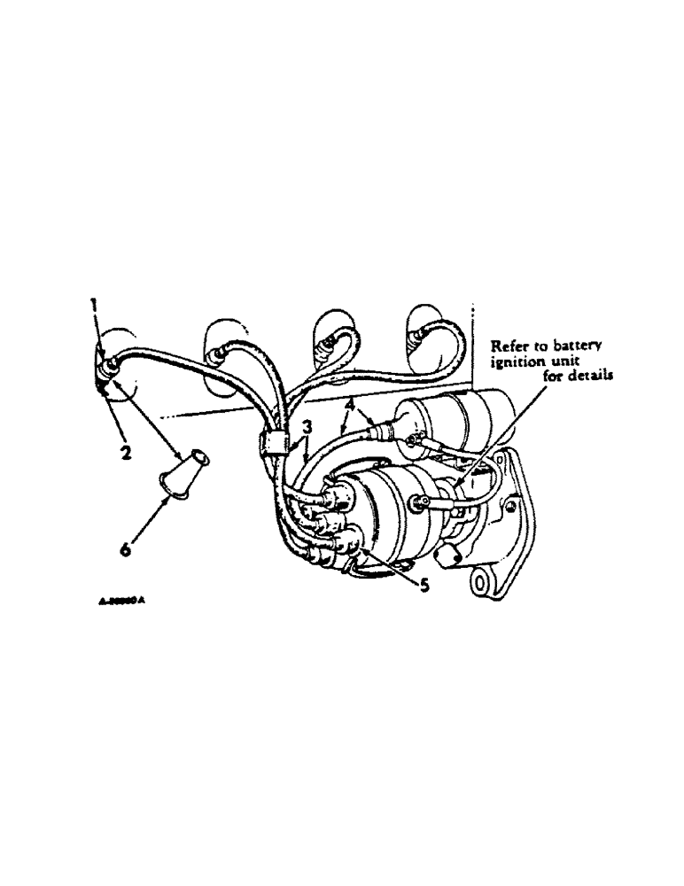 Схема запчастей Case IH C-146 - (D-15) - SPARK PLUGS AND CABLES 