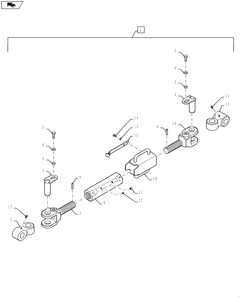 Схема запчастей Case IH STEIGER 500 - (35.120.05) - LINK ASSEMBLY - UPPER (35) - HYDRAULIC SYSTEMS