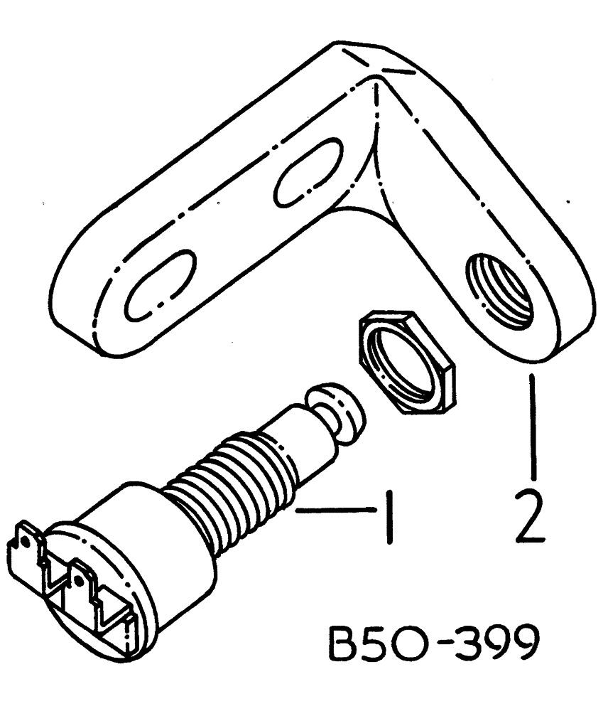 Схема запчастей Case IH 884 - (08-002) - NEUTRAL SAFETY SWITCH (06) - ELECTRICAL