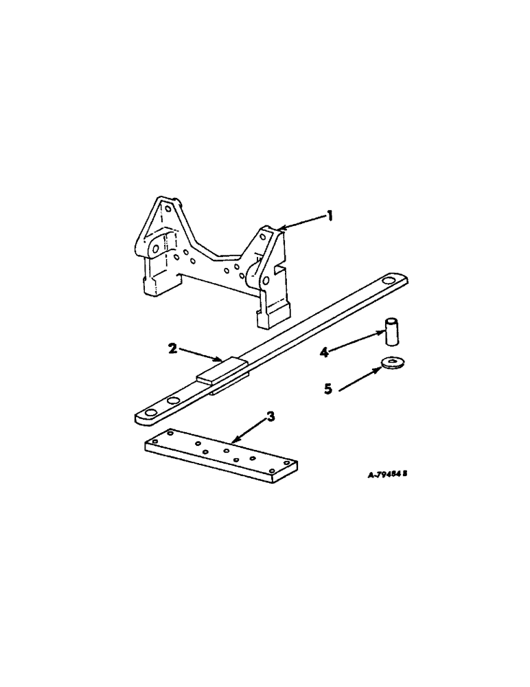 Схема запчастей Case IH 21026 - (09-02[A]) - FRAME, FIXED DRAWBAR, FARMALL HI-CLEAR TRACTORS (12) - FRAME