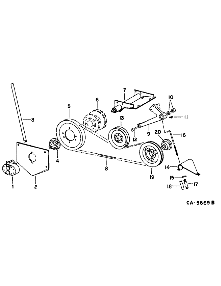 Схема запчастей Case IH 1470 - (10-49) - HYDRAULICS, AUXILIARY HYDRAULIC PUMP (07) - HYDRAULICS