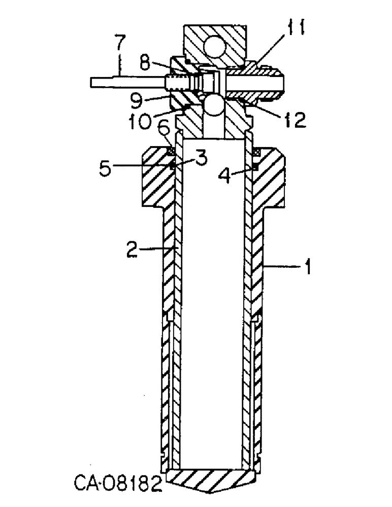 Схема запчастей Case IH HYDRO 186 - (10-33) - HYDRAULIC, HYDRAULIC CYLINDER, HYDRAULIC SEAT ATTACHMENT (07) - HYDRAULICS