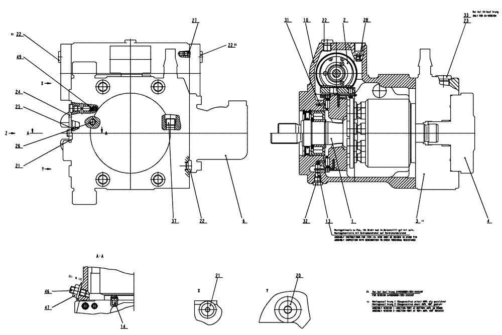 Схема запчастей Case IH SPX3320 - (06-014) - HYDRAULIC PUMP, W/13 T Hydraulic Plumbing