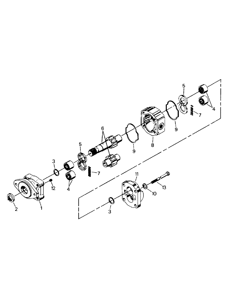 Схема запчастей Case IH STEIGER - (08-09) - HYDRAULIC PUMP ASSEMBLY, CAT 3406 ENGINE (07) - HYDRAULICS