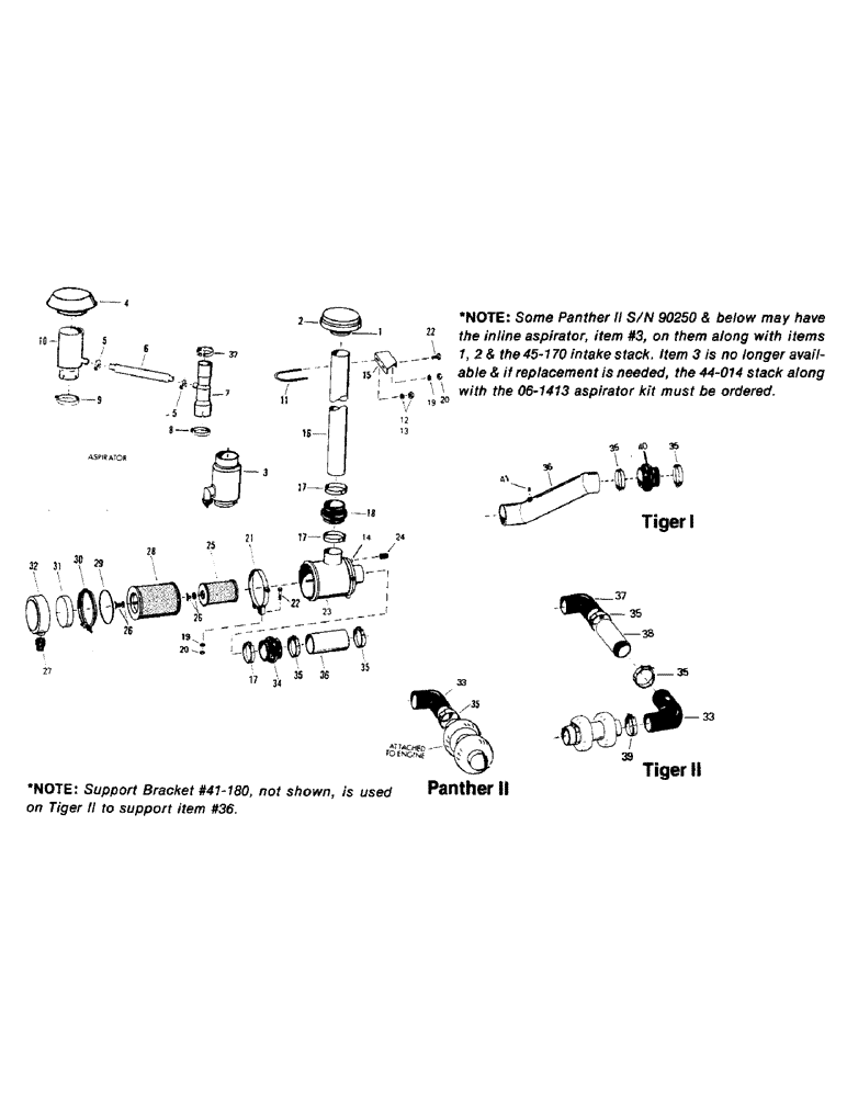 Схема запчастей Case IH STEIGER - (04-08) - AIR INTAKE SYSTEMS, TIGER I AND II AND PANTHER II (04) - Drive Train