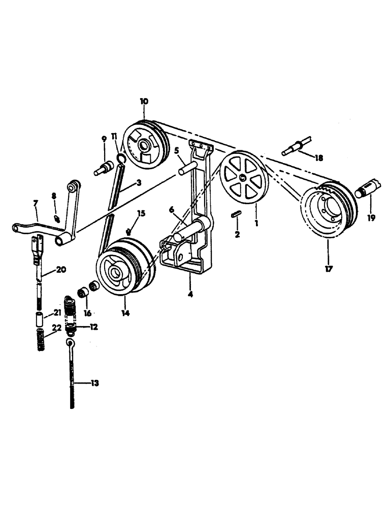 Схема запчастей Case IH 615 - (22-04) - STRAW RACKS, STRAW RACK DRIVE Straw Walkers