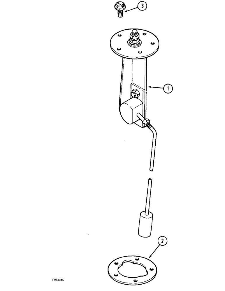 Схема запчастей Case IH 9310 - (3-034) - FUEL SENSOR ASSEMBLY (03) - FUEL SYSTEM