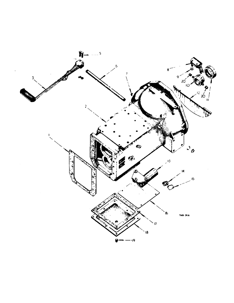 Схема запчастей Case IH 354 - (6-15) - ATTACHMENTS, HEAVY DUTY SINGLE CLUTCH ATTACHMENT Attachments