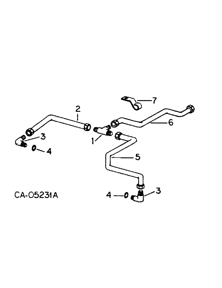 Схема запчастей Case IH 986 - (04-03) - BRAKES, MASTER BRAKE LUBRICATION (5.1) - BRAKES