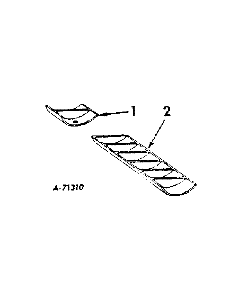 Схема запчастей Case IH 414 - (125) - ALUMINUM RIB COMPRESSOR PLATES (60) - PRODUCT FEEDING