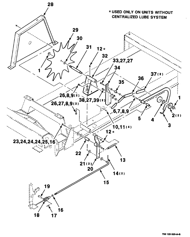 Схема запчастей Case IH 8576 - (05-028) - STARWHEEL ASSEMBLY, S.N. CFH0113001 THRU CFH0163128 (16) - BALE EJECTOR