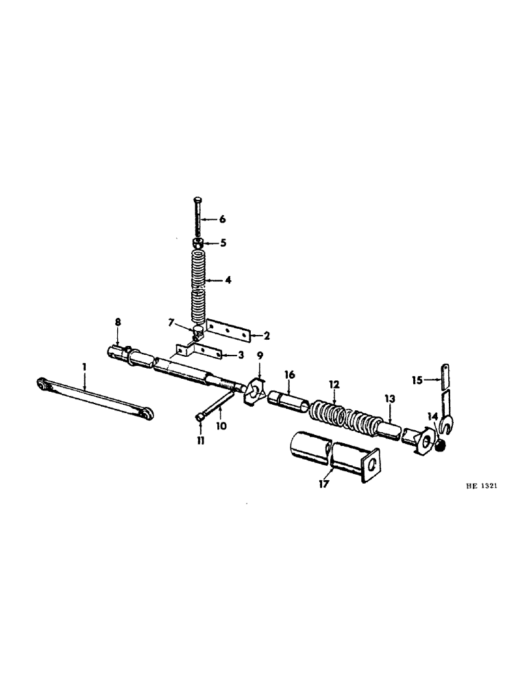 Схема запчастей Case IH 230 - (14-2) - SUSPENSION, PLATFORM LIFT CYLINDER AND STABILIZERS Suspension