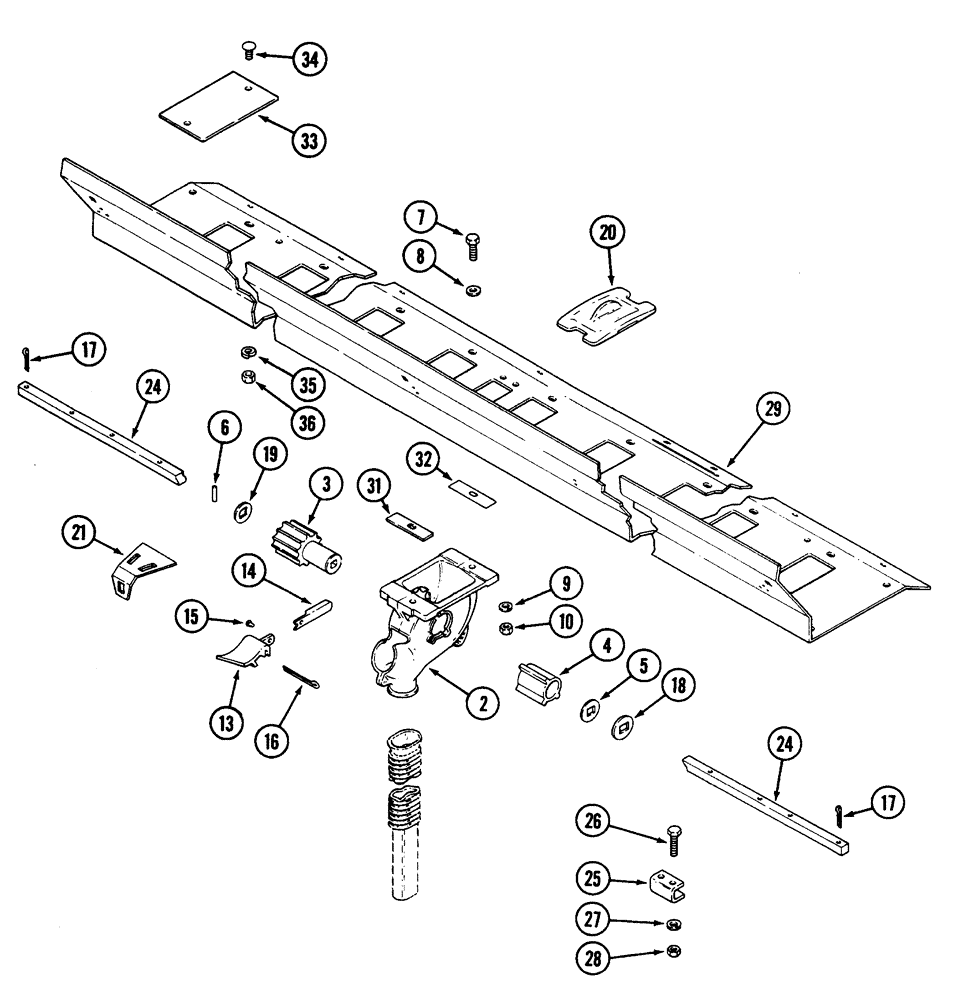 Схема запчастей Case IH 5500 - (9-18) - SEED FEED (BSN CKB0030000) (09) - CHASSIS