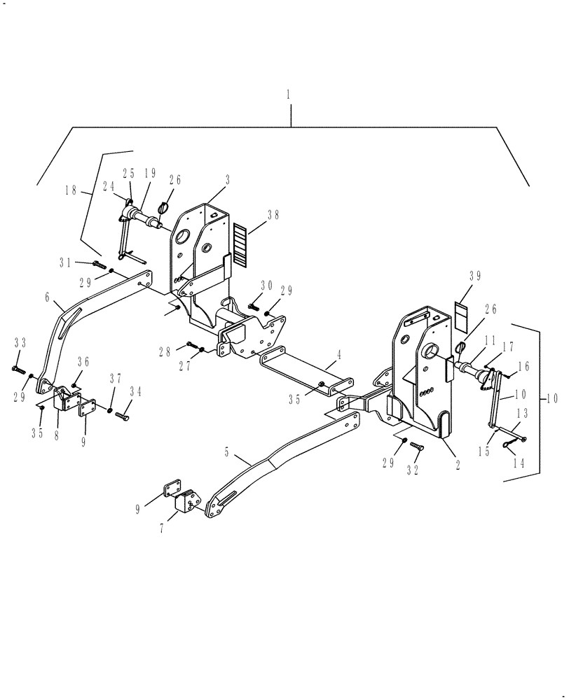 Схема запчастей Case IH L340 - (002.04) - DIA KIT, MOUNT - 715782196 - FARMALL 30B/35B 