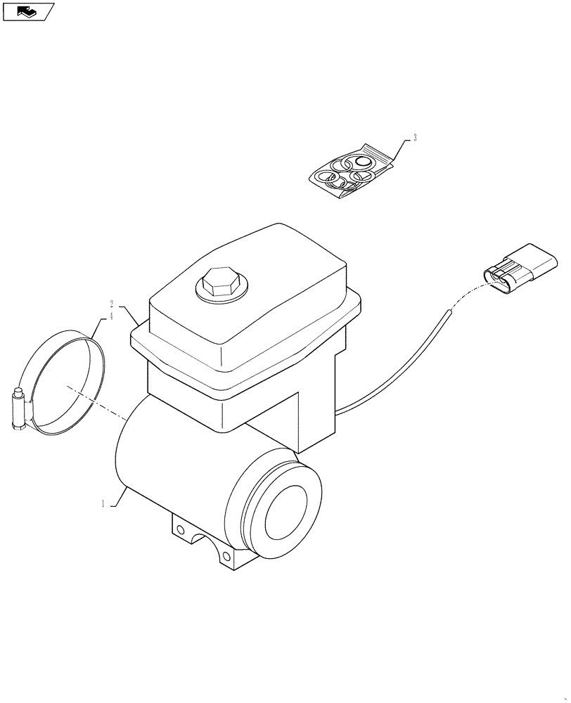 Схема запчастей Case IH 4420 - (09-100) - SPARGE CONTROL VALVE Liquid Plumbing