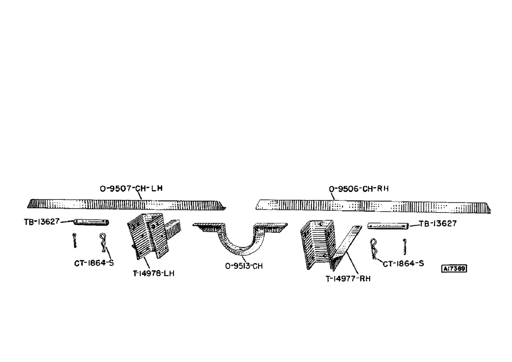 Схема запчастей Case IH 602 - (006) - HITCH BRACKETS AND FRONT ANGLES, 602 