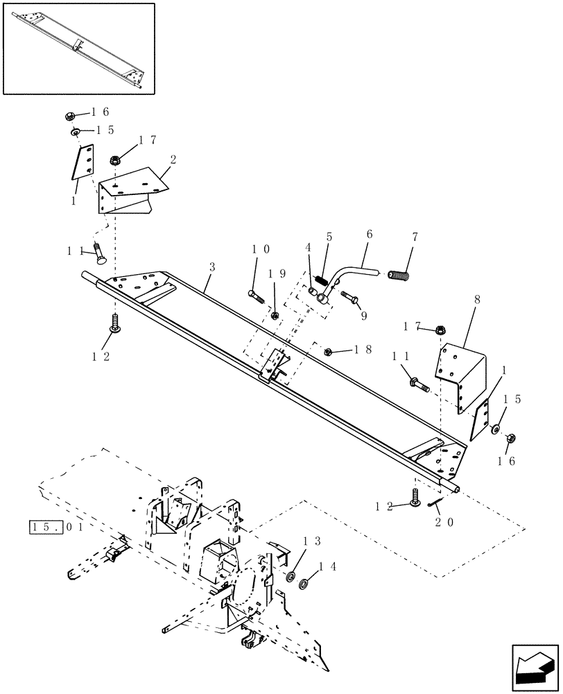 Схема запчастей Case IH DCX161 - (08.04) - SWATHGATE (08) - SHEET METAL