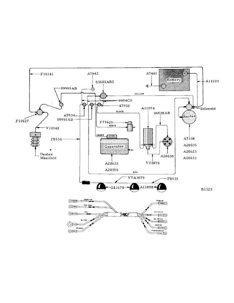 Схема запчастей Case IH 800 - (246) - ELECTRICAL SYSTEM (55) - ELECTRICAL SYSTEMS