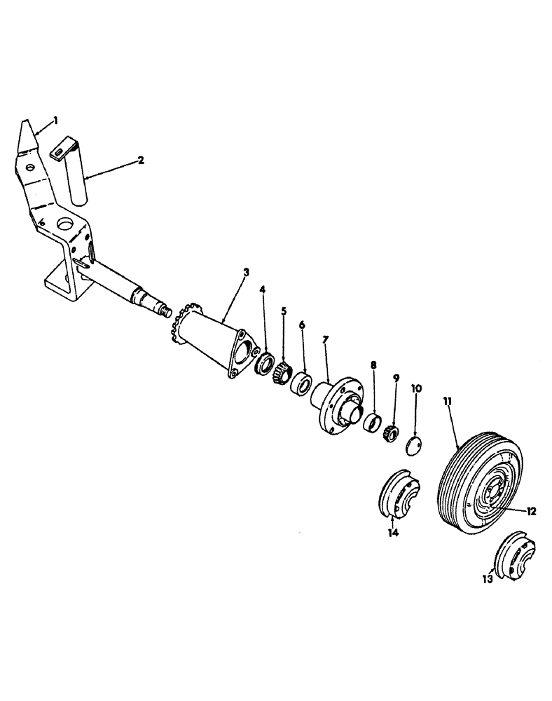 Схема запчастей Case IH 300 - (10-12) - LANDWHEEL 