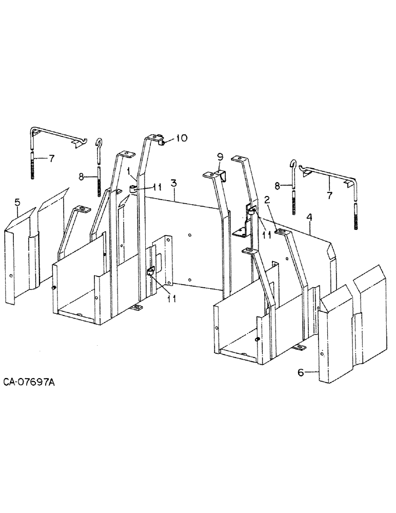 Схема запчастей Case IH 5288 - (08-01) - ELECTRICAL, BATTERY BOX (06) - ELECTRICAL