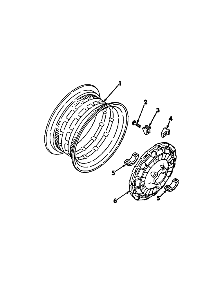 Схема запчастей Case IH 21026 - (15-03[A]) - WHEELS AND TRACTION, REAR WHEELS, FARMALL TRACTORS EXCEPT HI-CLEAR Wheels & Traction